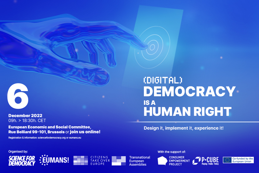 (Digital) Democracy is a Human Right Science for Democracy